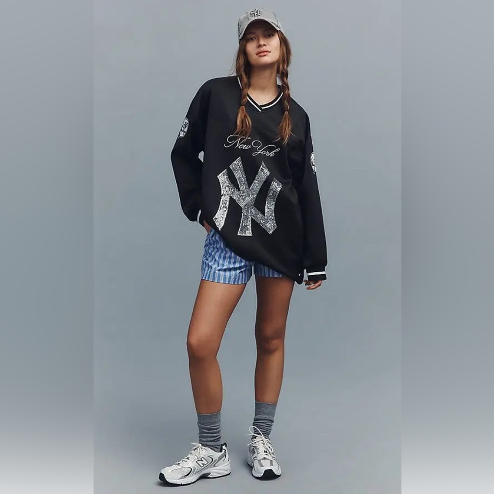 Anthropologie Black Graphic Women's Jersey - Picture 2 of 3